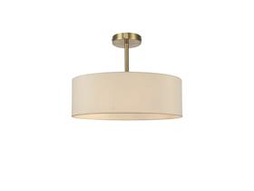 Baymont AB IV Ceiling Lights Deco Semi Flush Fittings